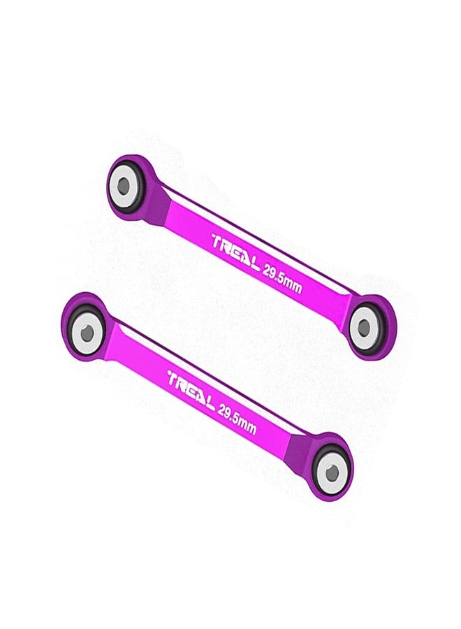 TREAL SCX24 Upper 2 Links （4 Links Conversion） 29.5mm Alu#7075 for Axial SCX24 Deadbolt Betty 1/24 Scale Trucks (Purple) - Image 1